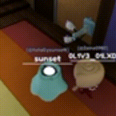 A Blurred Image Of A Video Game With The Word Hunter On The Top GIF