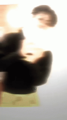 A Blurry Image Of A Person With The Word Rocks On The Bottom GIF