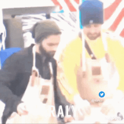 A Blurry Photo Of Two Men With The Words Really On The Bottom Right GIF