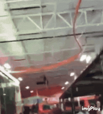 A Blurry Picture Of A Building With The Words Imgplay At The Bottom Right GIF