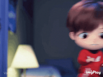 A Blurry Picture Of A Cartoon Character With The Words Imgplay In The Bottom Right Corner GIF