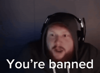 A Blurry Picture Of A Person 'S Face With The Words Get Out In White GIF