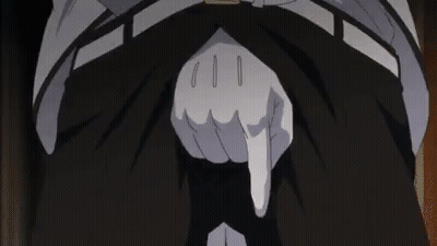 A Blurry Picture Of A Person 'S Torso And Legs In A Dark Room . GIF