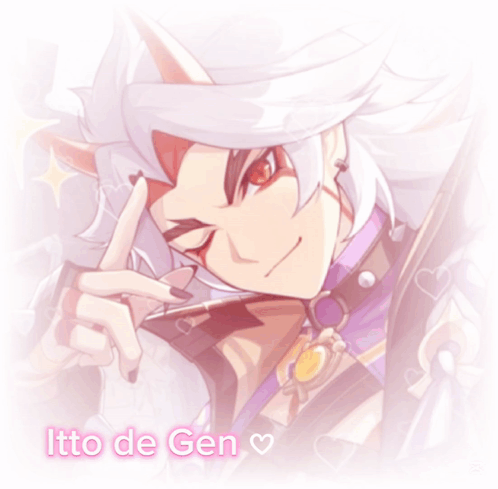 A Blurry Picture Of A Person With The Name Itto De Gen GIF
