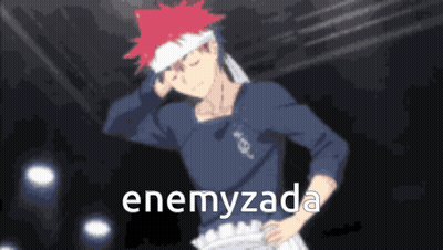 A Blurry Picture Of A Person With The Word Enemyzada Written On It GIF