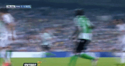 A Blurry Picture Of A Soccer Game With The Word Python On The Bottom Right Corner GIF