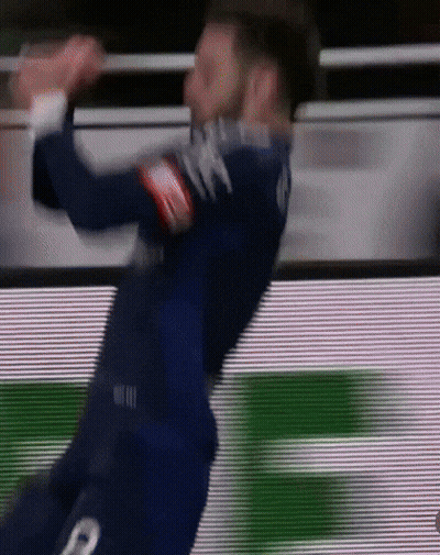 A Blurry Picture Of A Soccer Player Wearing A Number 2 Jersey GIF