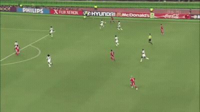 A Blurry Picture Of A Soccer Player With The Letters Ps Hi On The Bottom Left GIF