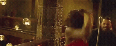 A Blurry Picture Of A Street At Night With A Lot Of Lights . GIF