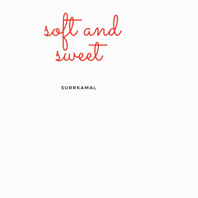 A Book Called Soft And Sweet By Surrkamal Has A Picture Of Two Benches On The Cover GIF