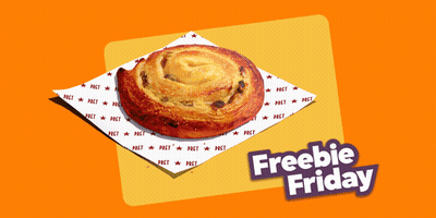 A Box Of Kfc Chicken Nuggets With The Words Freebie Friday On The Bottom GIF