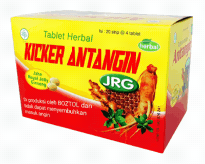 A Box Of Kicker Antangin Jrg Herbal Tablets GIF