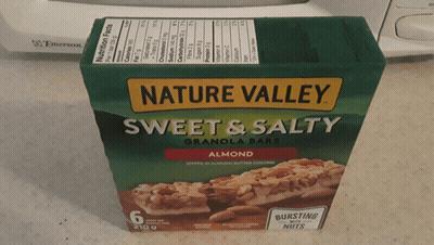A Box Of Nature Valley Sweet Salty Granola Bars GIF