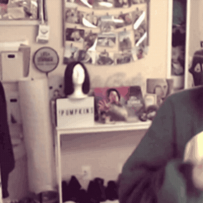 A Box That Says Pumpkins On It Sits On A Table GIF