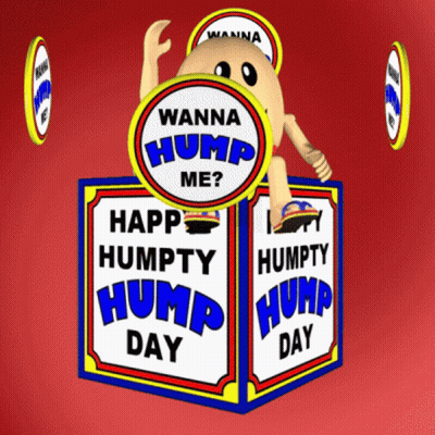 A Box That Says Wanna Hump Me On It GIF