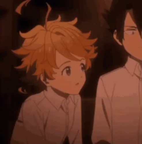 A Boy And A Girl Are Standing Next To Each Other In An Anime Scene GIF