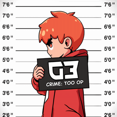 A Boy In A Red Hoodie Is Holding A Sign That Says G3 Crime Too Op GIF