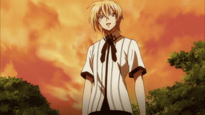 A Boy In A Striped Shirt With A Bow Tie Stands In Front Of A Cloudy Sky GIF