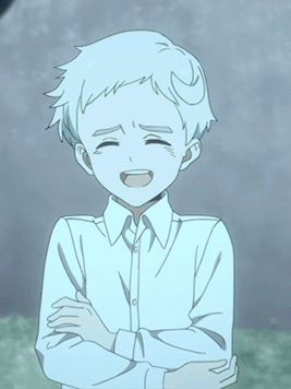 A Boy In A White Shirt Is Looking At Another Boy GIF