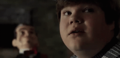 A Boy Is Talking To A Puppet That Says `` Did Ya Miss Me '' . GIF