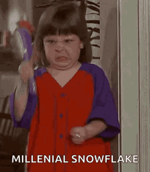 A Boy Millenial Snowflake GIF