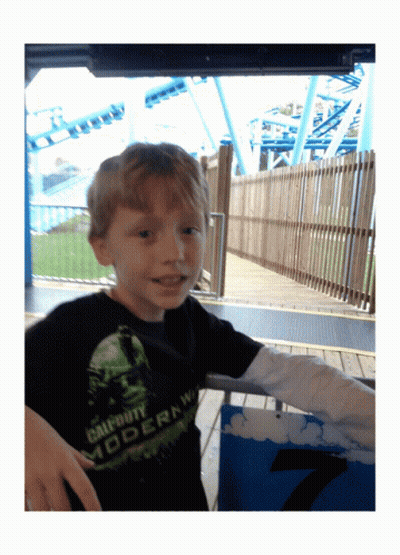 A Boy Wearing A Call Of Duty Modern Warfare Shirt GIF