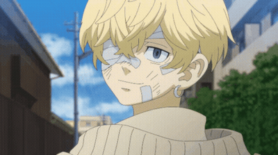 A Boy With A Bandage On His Face Is Wearing A White Sweater GIF