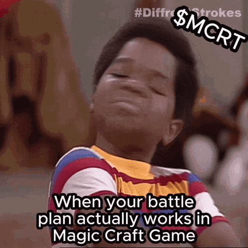 Boy With Eyes Closed And When Your Battle Plan Works GIF