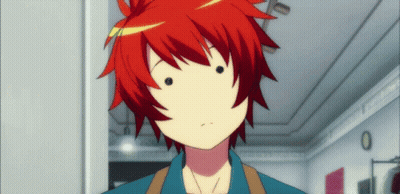 A Boy With Red Hair Is Making A Face GIF