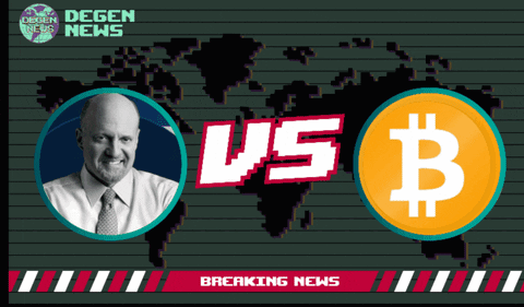 A Breaking News Advertisement With A Man And A Coin GIF