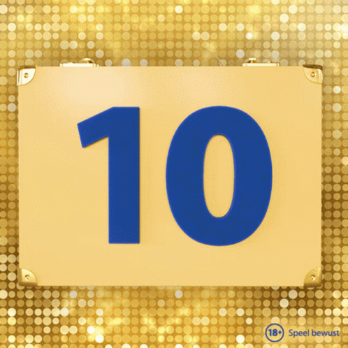 A Briefcase Has The Number 10 On It GIF
