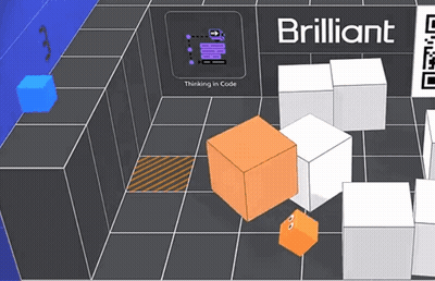 A Brilliant Game Is Being Played On A Tiled Floor GIF