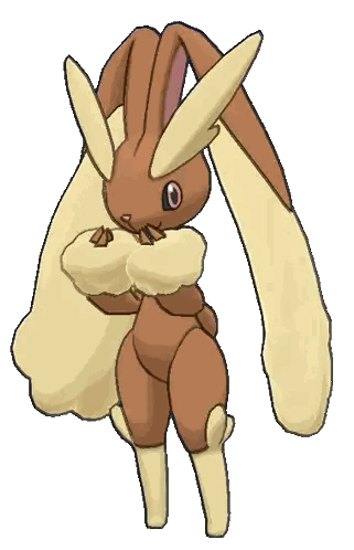 A Brown And Yellow Bunny Rabbit With Long Ears Sticker