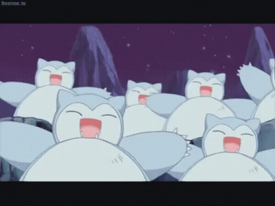 A Bunch Of Cartoon Animals With Their Mouths Open And 9Anime.to At The Bottom Of The Screen GIF
