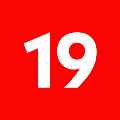 A Calendar For June Has A Red Square In The Middle GIF
