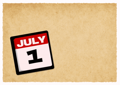 A Calendar Shows The Date As July 4Th GIF