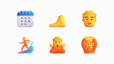 A Calendar With A Sticker That Says ' Ccc ' On It Is Surrounded By Other Icons GIF