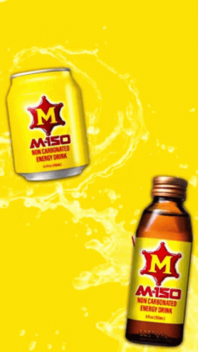 M-150 Energy Drink Can And Bottle GIF