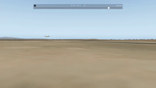 A Canadian Airlines Plane Is On A Runway GIF