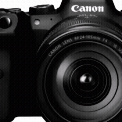 A Canon Camera Has A Lens That Is Rf 24-105Mm GIF