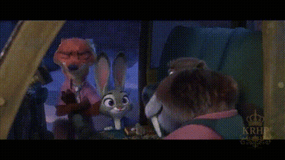 A Car Is Driving Down A Street With Krhp Written On The Bottom Right Corner GIF