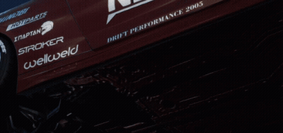 A Car That Has Nbs Written On The Side Of It GIF