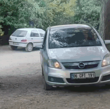 A Car With A License Plate That Says 06 Cpt 191 GIF