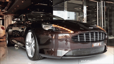 A Car With A License Plate That Says Uto Deus GIF