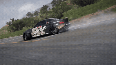 A Car With The Word Lattesso On The Side GIF