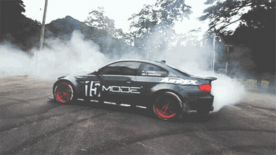 A Car With The Word Mode On It GIF
