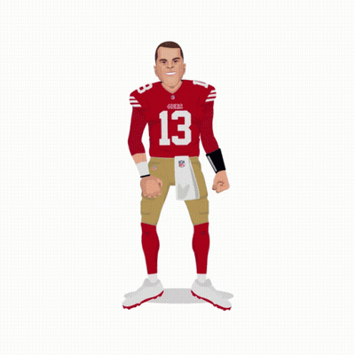 A Card For A Football Player Named Fireworks GIF