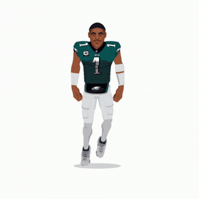 A Card Of A Football Player With The Name Eideworks On It GIF
