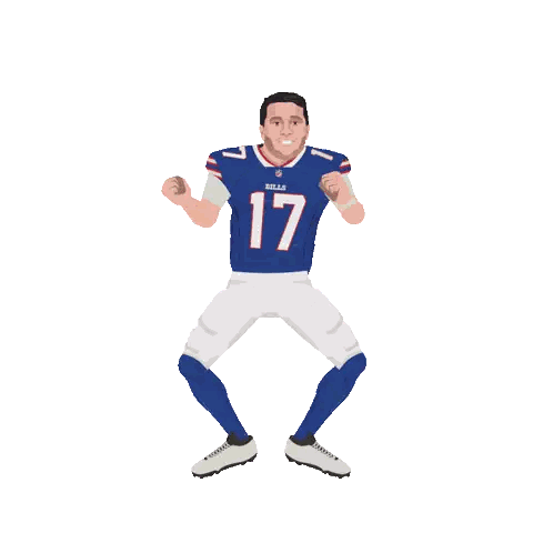 A Card Of A Football Player With The Number 17 On His Jersey Sticker