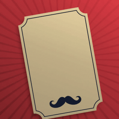 A Card That Says Happy Birthday Handsome With Glasses Mustache And Bow Tie GIF